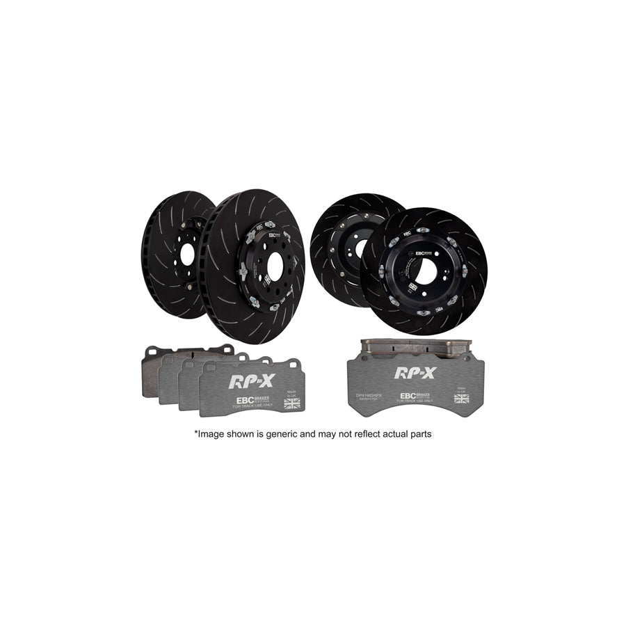 EBC P2DK049RPX Nissan GT-R (R35) Full Vehicle Kit RPX Full Race Pads & 2-Piece Fully-Floating Discs - Brembo Caliper 1 | ML Performance UK Car Parts