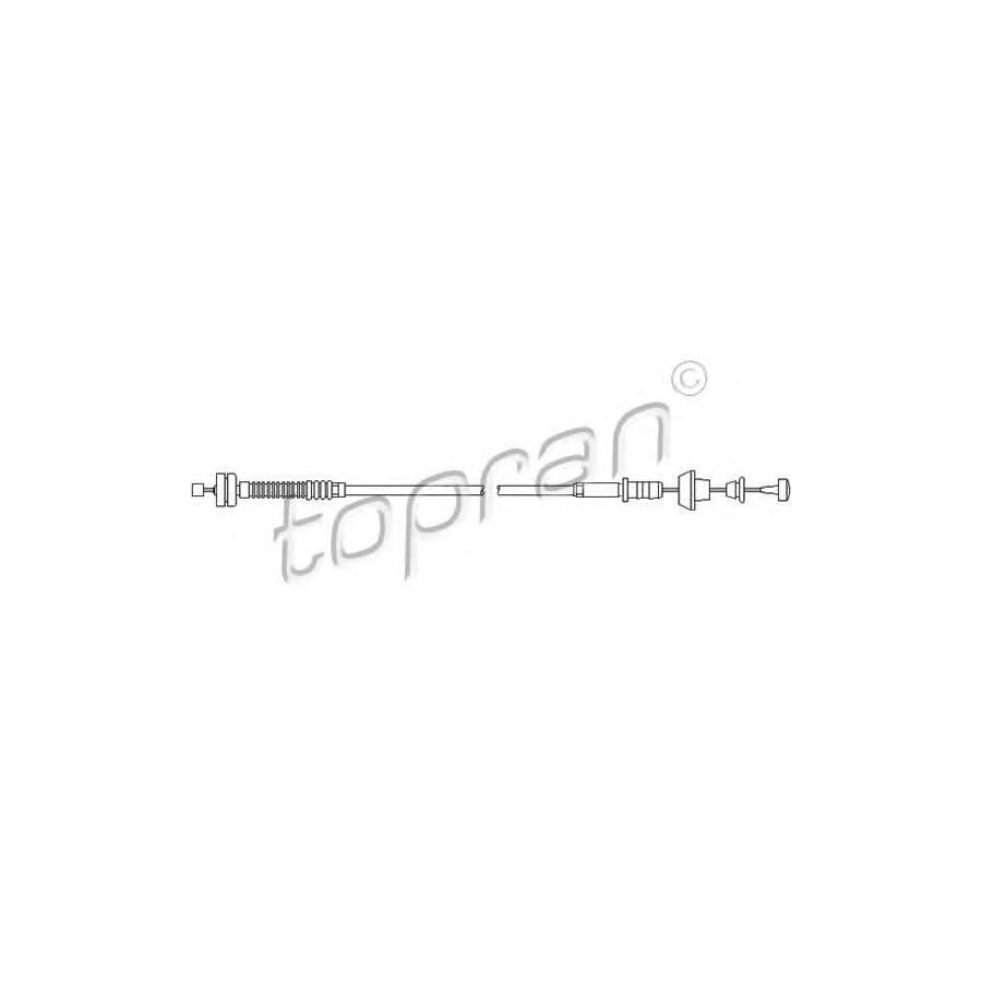 TOPRAN 302 773 Throttle Cable