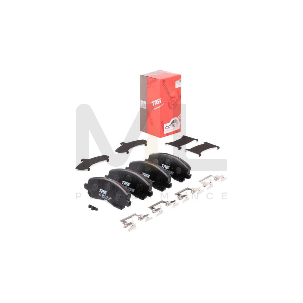 TRW Cotec Gdb4142 Brake Pad Set With Acoustic Wear Warning, With Accessories