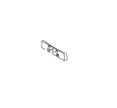 Genuine Lexus 52114-48380 RX Phase 4 Number Plate Bracket