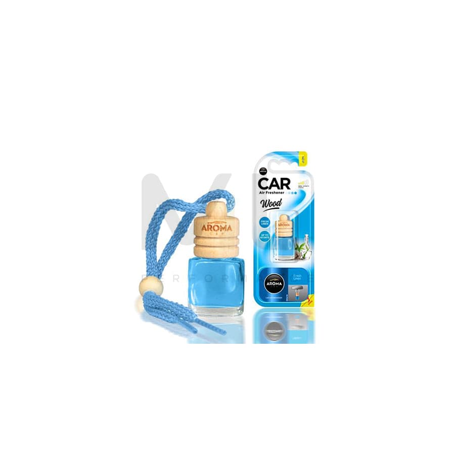 AROMA CAR Wood A83139 Car air freshener Blister Pack, Bottle, Contents: 6ml, with sealing plug