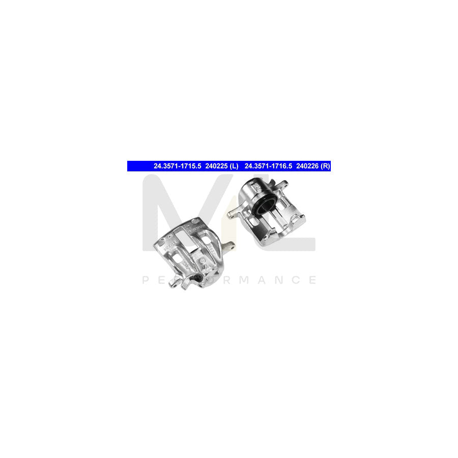 ATE 24.3571-1716.5 Brake Caliper for PEUGEOT 406 without holder