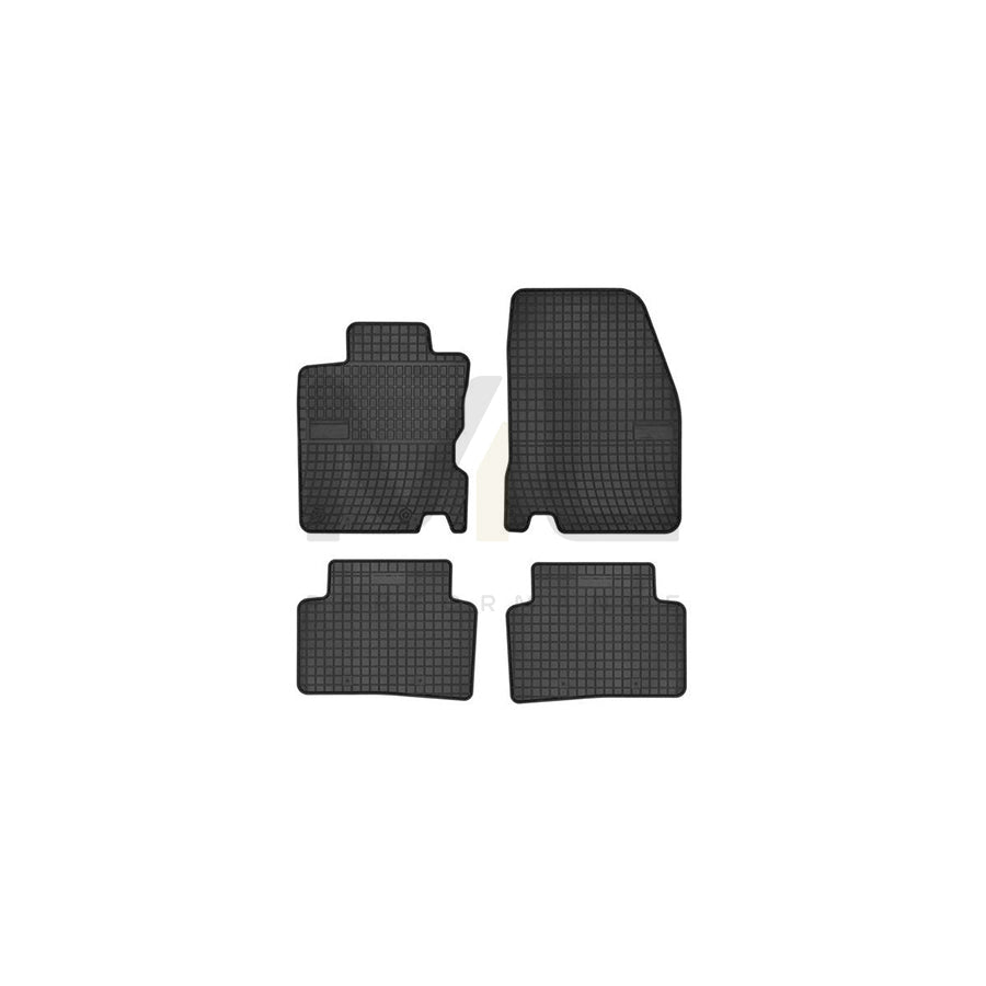 FROGUM Tailored 546658 Floor mat set for RENAULT Kadjar (HA_, HL_) Elastomer, Front and Rear, Quantity: 4, Black, (LHD)