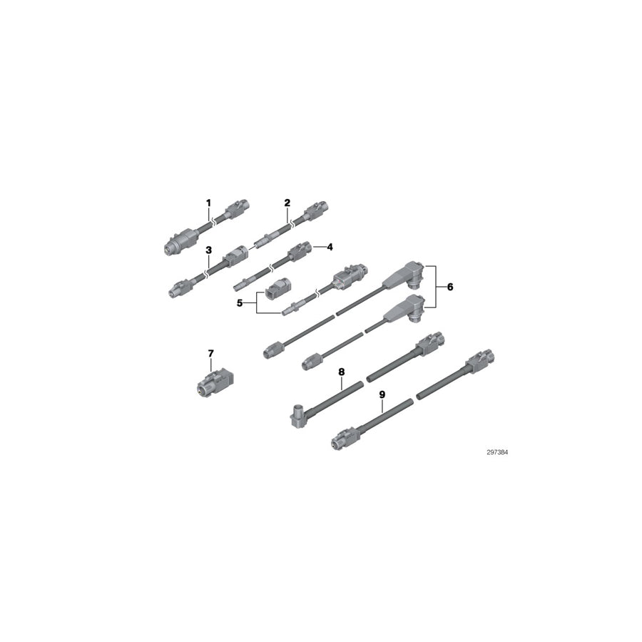Genuine BMW 61119244251 E71 E70 Hsd Wire L= 2420 mm (Inc. X6)