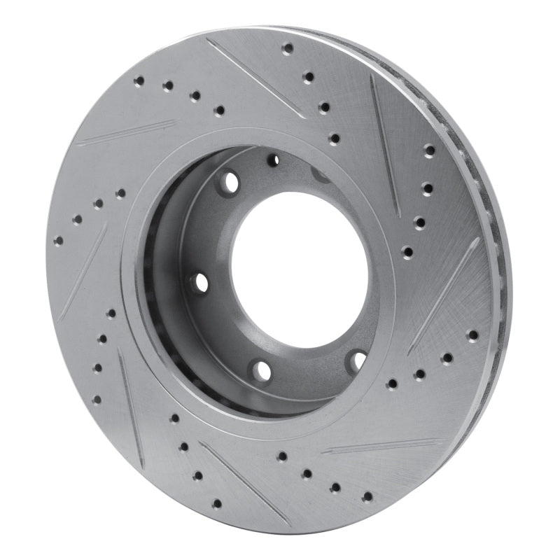 R1 Concepts R1 13-17 Ford Ranger (Mexico) Front Left Drilled & Slotted Silver Brake Rotor