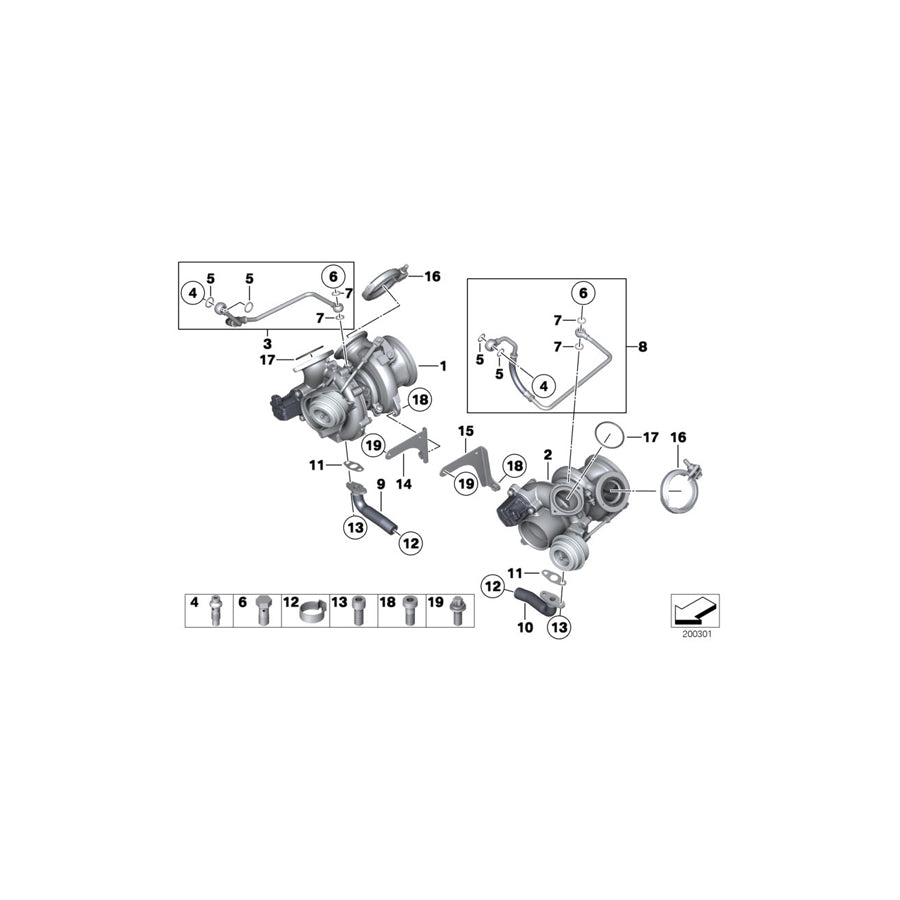 Genuine BMW 11427602034 RR5 F02 F03 Hollow Bolt M14 (Inc. Phantom, Cullinan Black Badge & Ghost EWB)