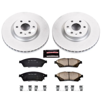 PowerStop Power Stop 10-16 Cadillac SRX Front Z17 Evolution Geomet Coated Brake Kit