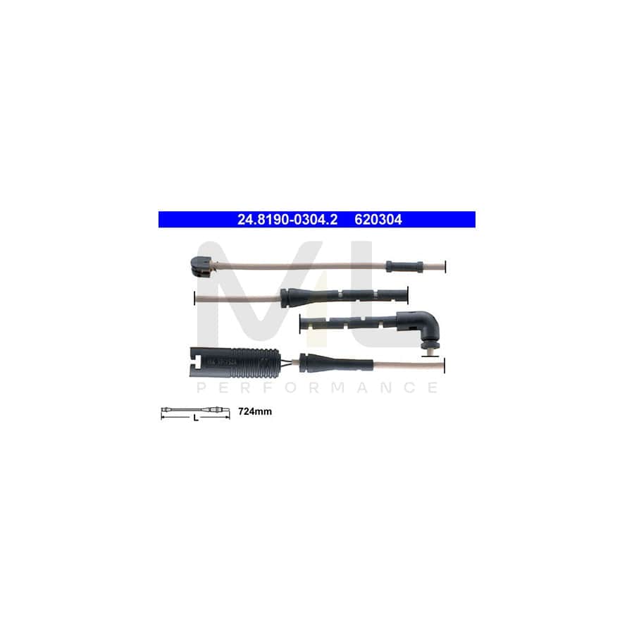 ATE 24.8190-0304.2 Brake pad wear sensor for LAND ROVER Range Rover III (L322)
