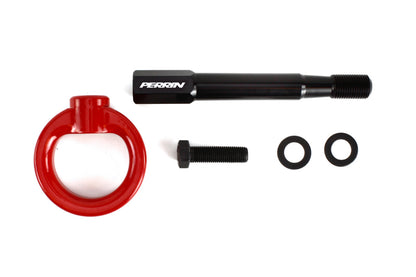 Perrin Performance PERRIN 18-21 Subaru WRX & STI / 13-25 BRZ / 17-20 Toyota 86 Tow Hook Kit (Front) - Red