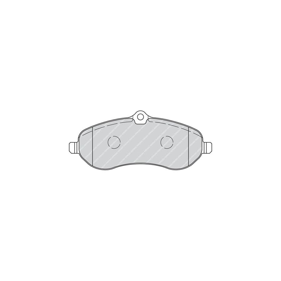 Ferodo FVR5029 Brake Pad Set Incl. Wear Warning Contact, With Brake Caliper Screws, With Piston Clip