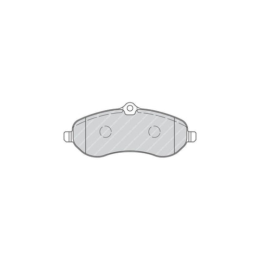 Ferodo FVR5029 Brake Pad Set Incl. Wear Warning Contact, With Brake Caliper Screws, With Piston Clip
