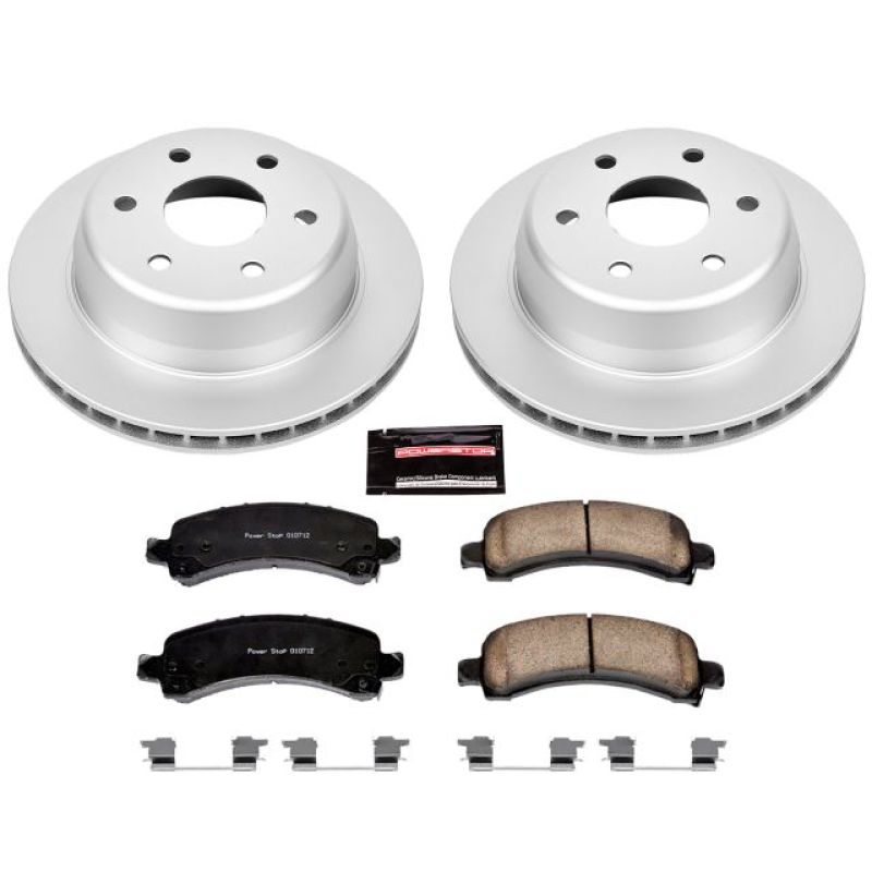 PowerStop Power Stop 03-06 Cadillac Escalade Rear Z17 Evolution Geomet Coated Brake Kit