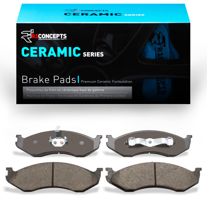 R1 Concepts R1 90-06 Jeep Cherokee Front R1 Ceramic Brake Pads