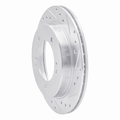 R1 Concepts R1 91-98 Chevrolet Tracker Front Right Drilled & Slotted Silver Brake Rotor