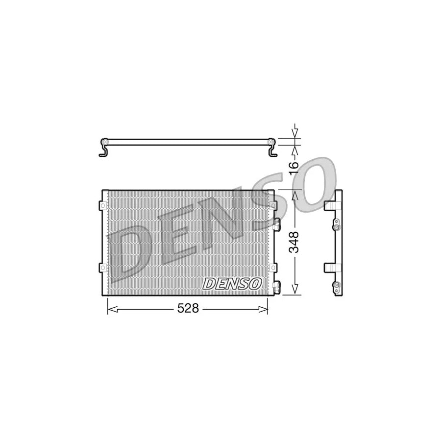 DENSO DCN06004 Air Conditioning Condenser for Chrysler Pt Cruiser Estate