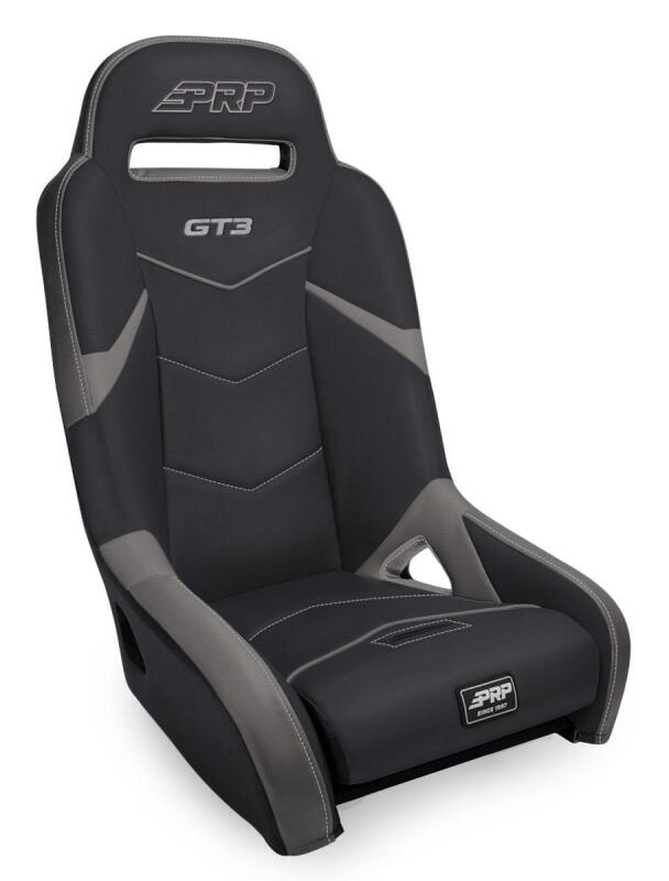 PRP Seats PRP GT3 Rear Suspension Seat- Black/Grey