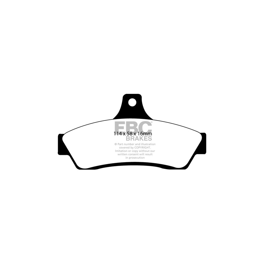 EBC DP41711R Holden Hsv Opel Pontiac Vauxhall Yellowstuff Rear Brake Pads 2 | ML Performance UK Car Parts
