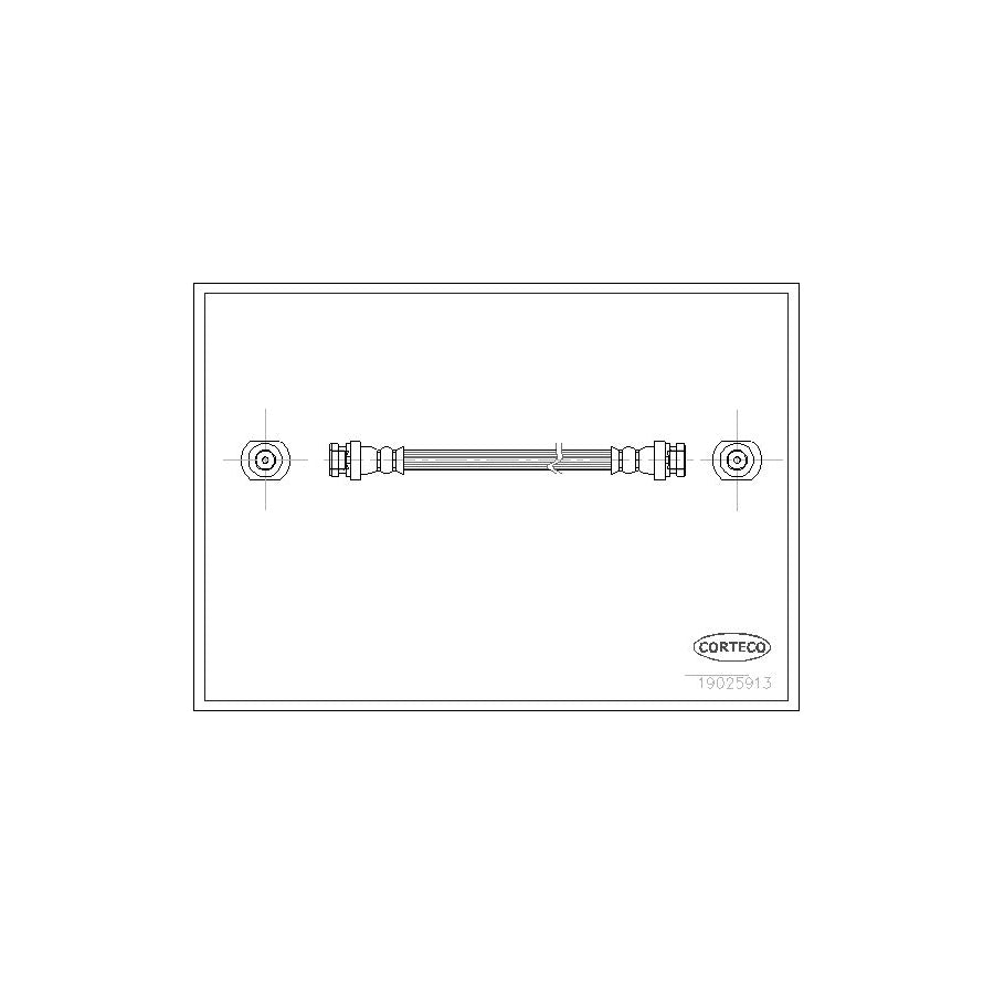 Corteco 19025913 Brake Hose