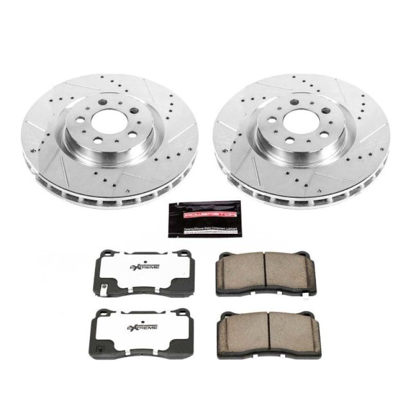 PowerStop Power Stop 04-07 Volvo S60 Front Z26 Street Warrior Brake Kit