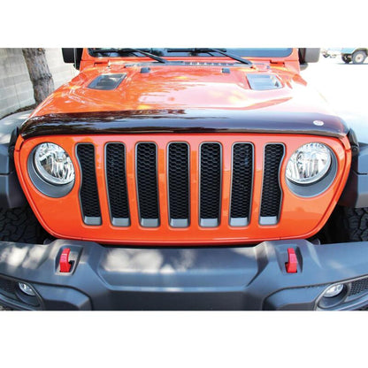 Westin 2018 Jeep Wrangler JL Platinum Bug Shield - Smoke