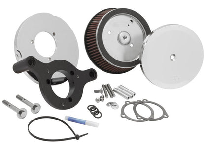 K&N Engineering K&N  Harley-Davidson Dyna Wide Glide 103 CI Street Metal Intake System-Hammer