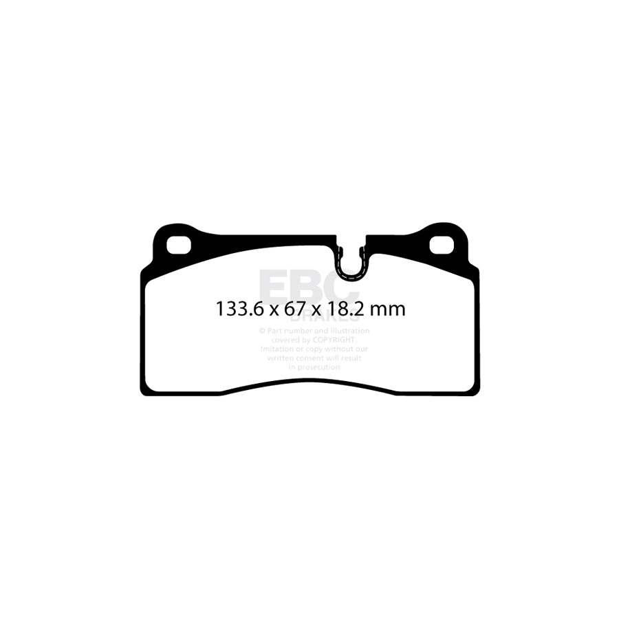 EBC DP52425NDX BMW F87 Bluestuff NDX Rear Brake Pads  - Brembo Caliper (Inc. M2 Competition & M2 CS) 2 | ML Performance UK Car Parts