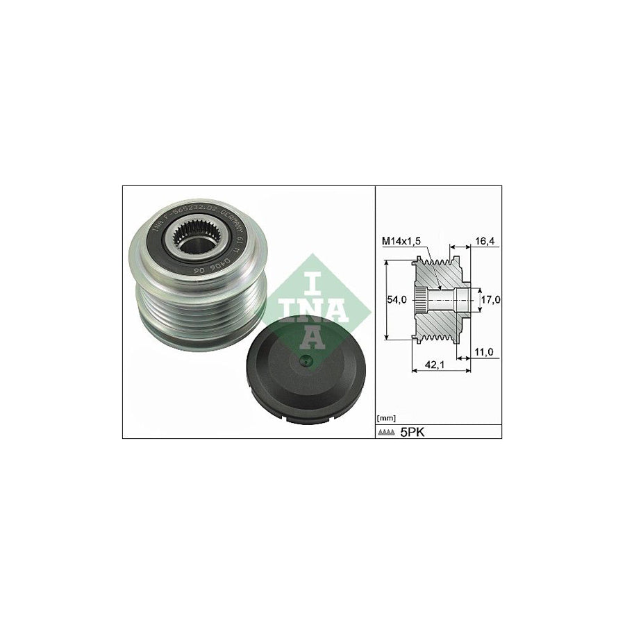 Ina 535 0286 10 Alternator Freewheel Clutch