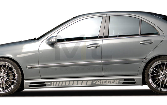 Rieger 00025207 Mercedes-Benz W203 C-Class Side Skirt 1 | ML Performance UK Car Parts