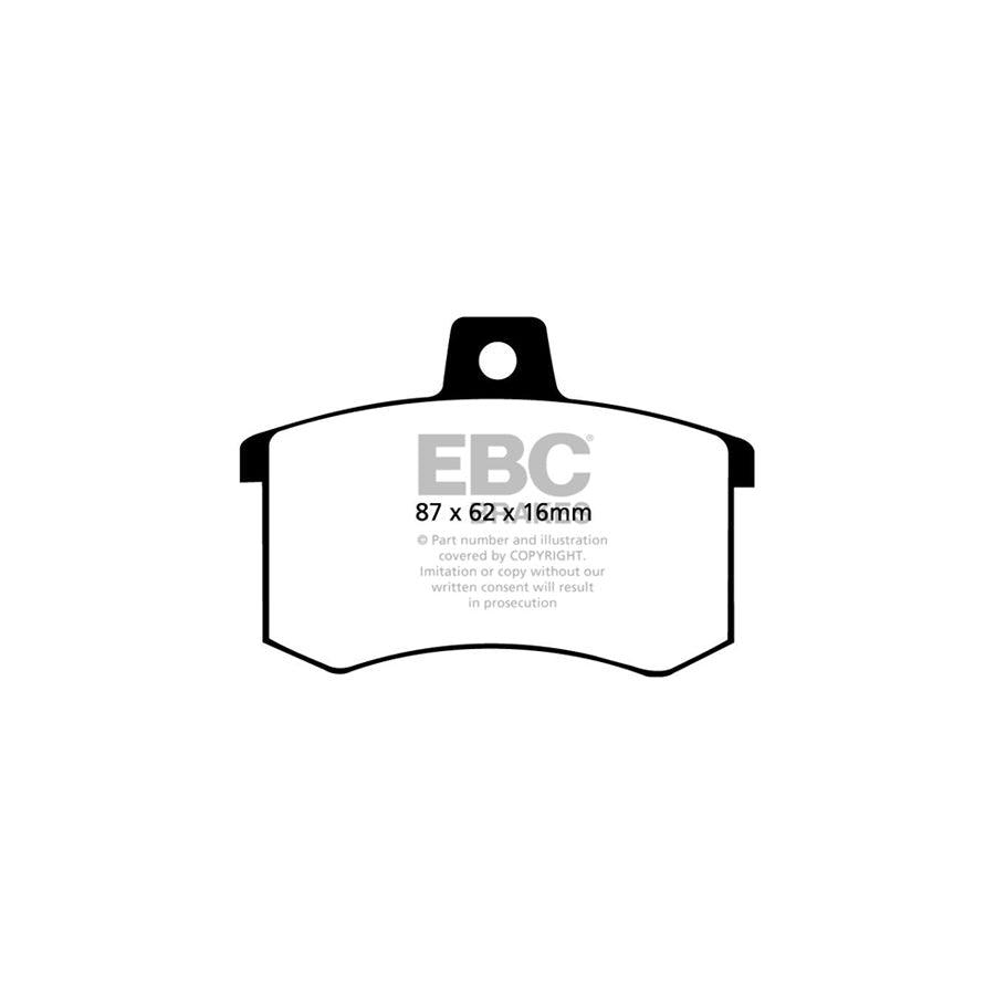 EBC PD13KR059 Audi A6 Yellowstuff Rear Brake Pad & GD Disc Kit - Girling/TRW Caliper 2 | ML Performance UK Car Parts