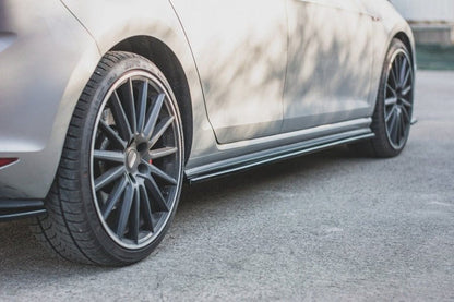 Maxton Design Volkswagen Golf GTI MK7 (Narrow) Side Skirts Diffusers V.2