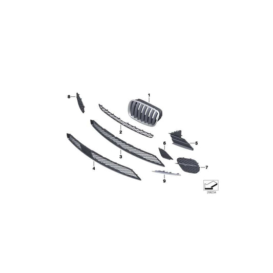 Genuine BMW 51747222876 E70 Cover, Brake Duct, Right (Inc. X5 30dX & X5 M50dX)