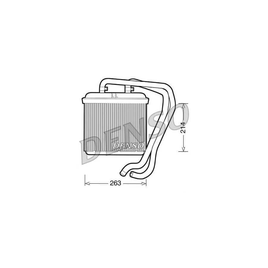 DENSO DRR12004 Heater Matrix for Iveco Daily