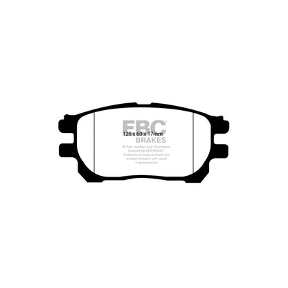 EBC DP1585 Toyota Previa Ultimax Front Brake Pads - Sumitomo Caliper 2 | ML Performance UK Car Parts