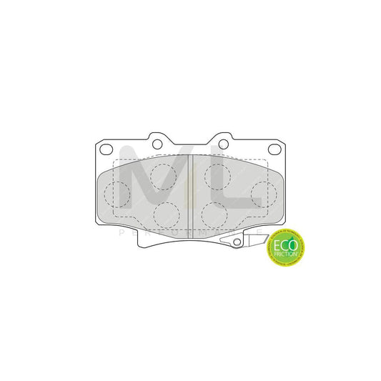 Ferodo Premier Eco Friction FDB1502 Brake Pad Set With Acoustic Wear Warning, Without Accessories