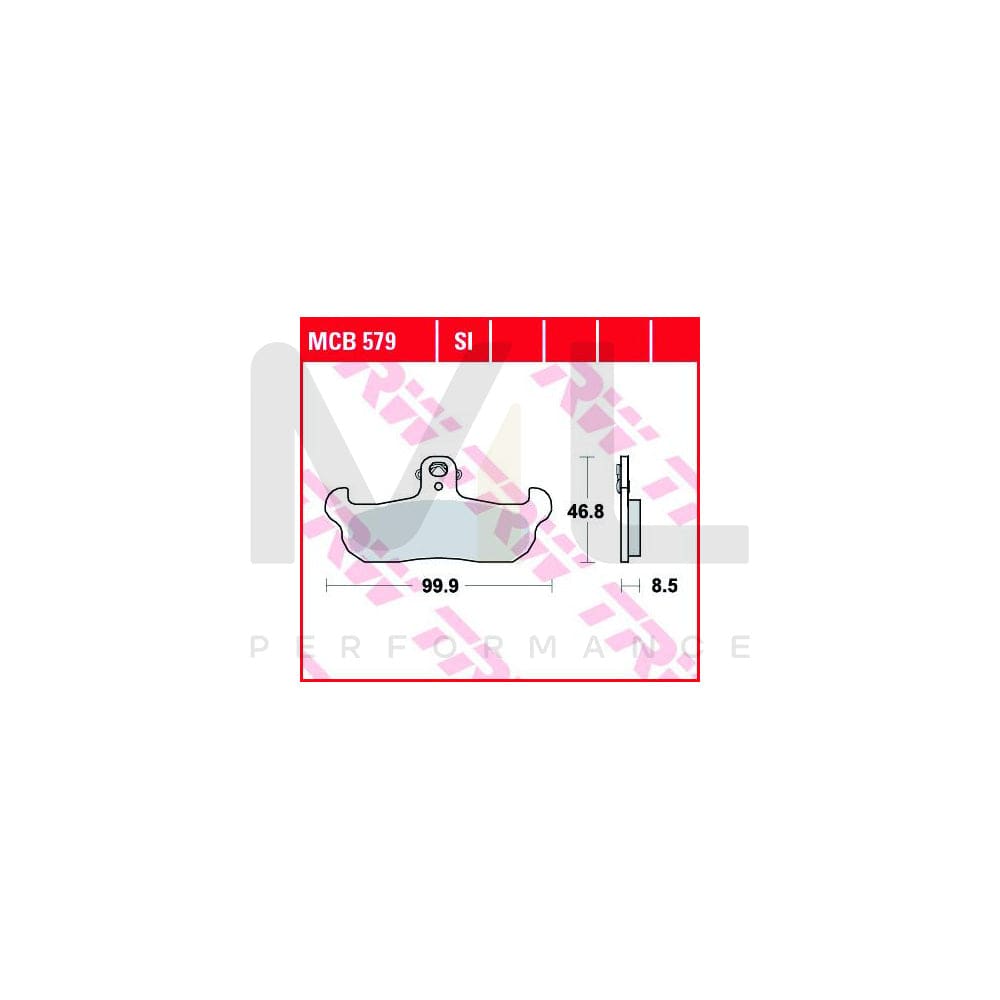 TRW Sinter Offroad Mcb579Si Brake Pad Set