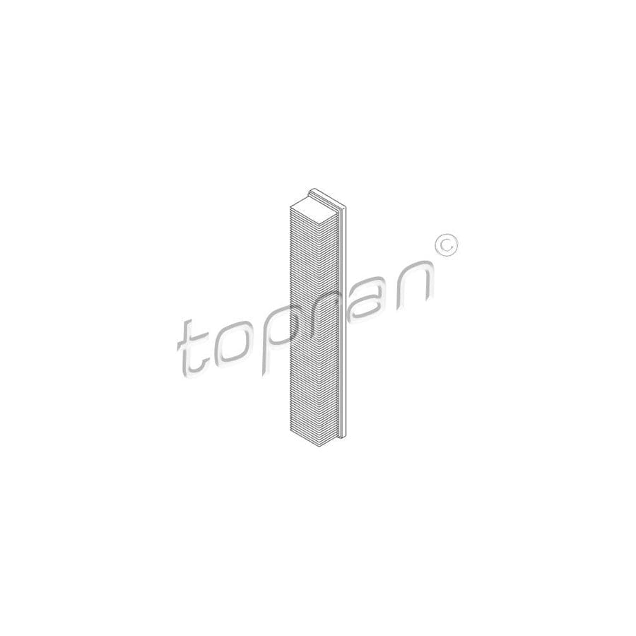 Topran 401 036 Air Filter Suitable For Mercedes-Benz C-Class