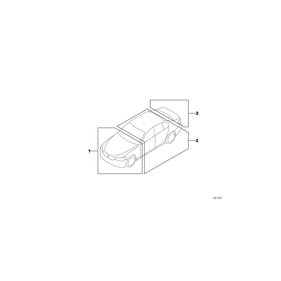 Genuine BMW 71247915456 F48 Label "Tire Pressure" (Inc. X1 28i & X1 28iX)