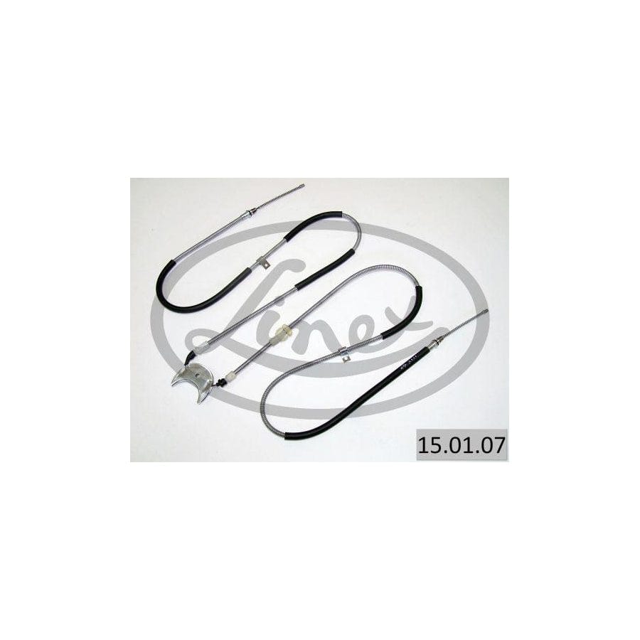 Linex 15.01.07 Cable, Service Brake for Ford Fiesta Mk3 Hatchback (Gfj)