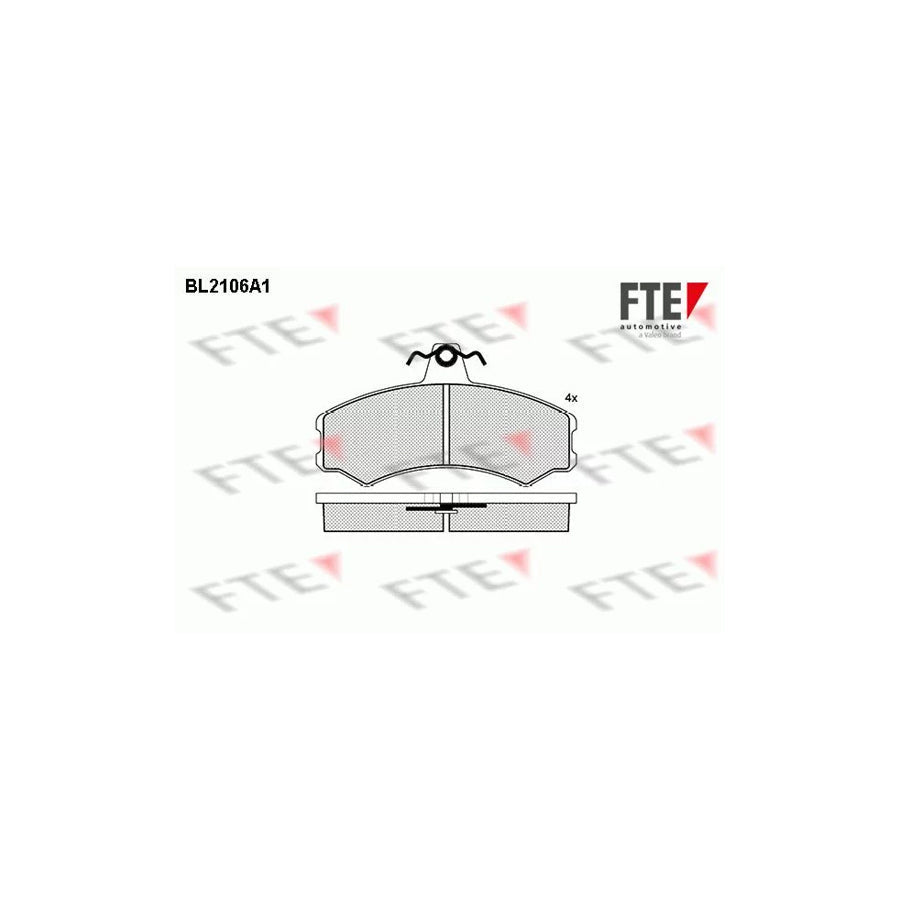 FTE Bl2106A1 Brake Pad Set for Land Rover 88/109
