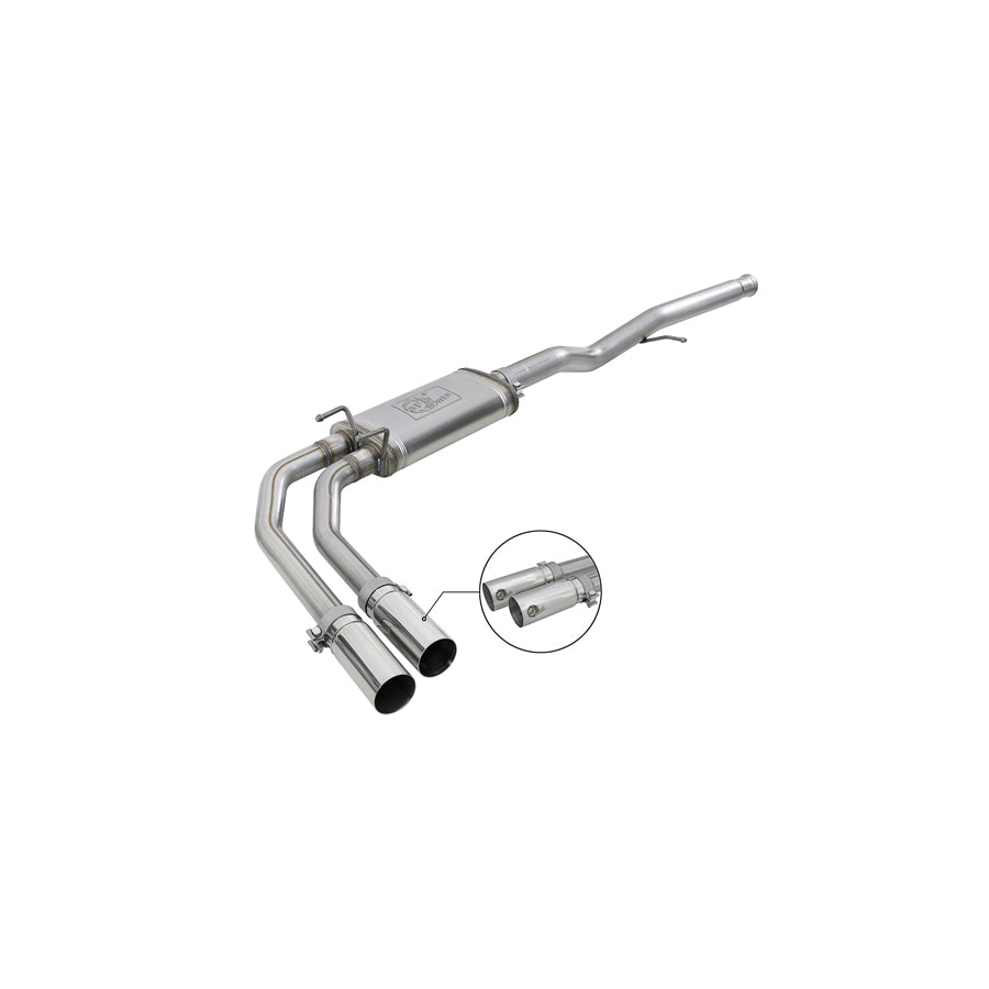 aFe 49-44098-P Cat-Back Exhaust System GM Silverado/Sierra 1500 09-18 / Silverado LD/Sierra Limited 2019 V6-4.3/V8-4.8/5.3L