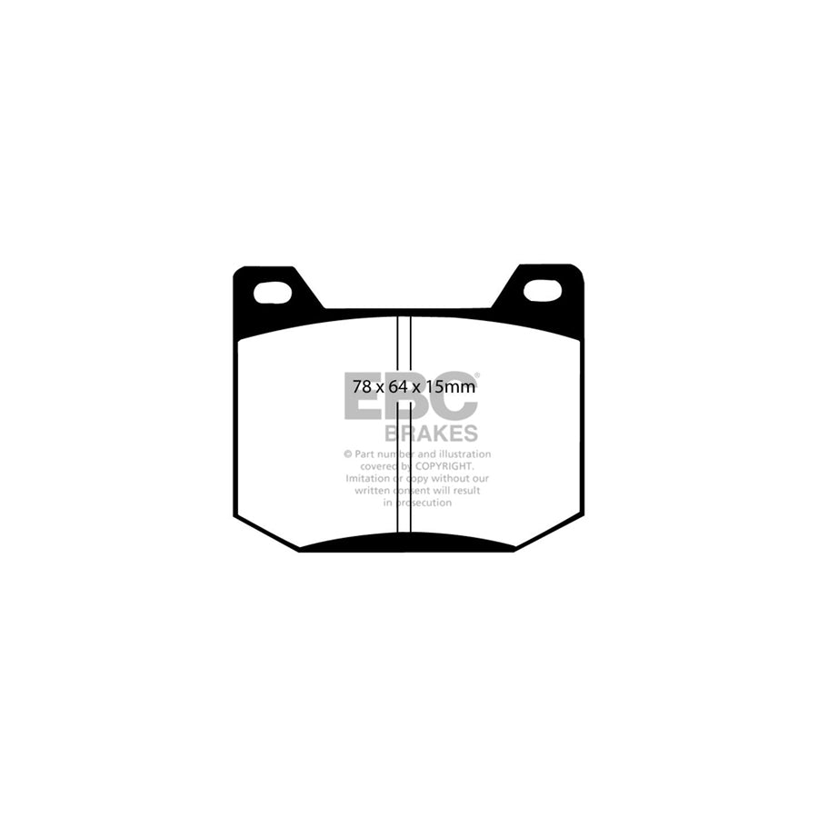 EBC DP123/2 Chrysler 160 Ultimax Front Brake Pads 2 | ML Performance UK Car Parts
