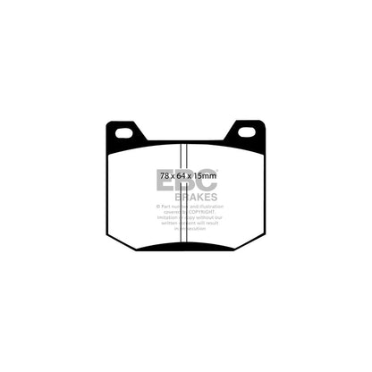 EBC DP123/2 Chrysler 160 Ultimax Front Brake Pads 2 | ML Performance UK Car Parts