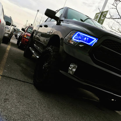 ORACLE Lighting Oracle Dodge Ram Sport 09-18 LED Headlight Halo Kit - ColorSHIFT w/ RF Controller