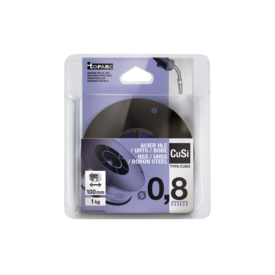 Gys 086692 Mig Wire Reel Cusi3 Ø0.8 - 1 Kg D.100 - Ercusi-A / S Cu6560 Welding Consumables