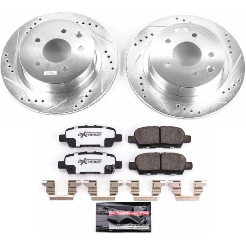 PowerStop Power Stop 11-19 Nissan Leaf Rear Z26 Street Warrior Brake Kit
