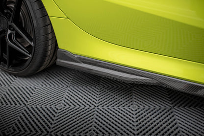 MAXTON DESIGN CF-BM-1-40-M-SD1-245-P CARBON FIBER SIDE SKIRTS BMW 1 F40 M-PACK/ M135I | ML Performance