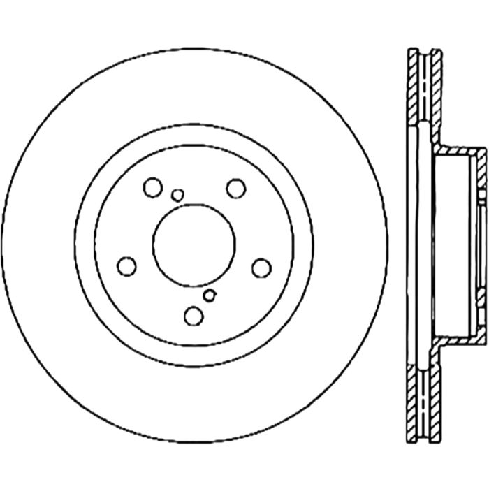 StopTech 121.47024 - C-Tek Standard Brake Rotor
