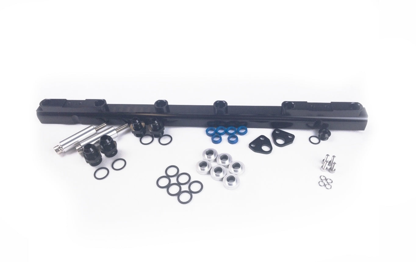 ARD ARVP00114 BILLET FUEL RAIL FOR TOYOTA 2JZ (SUITS 14MM INJECTORS) BLACK