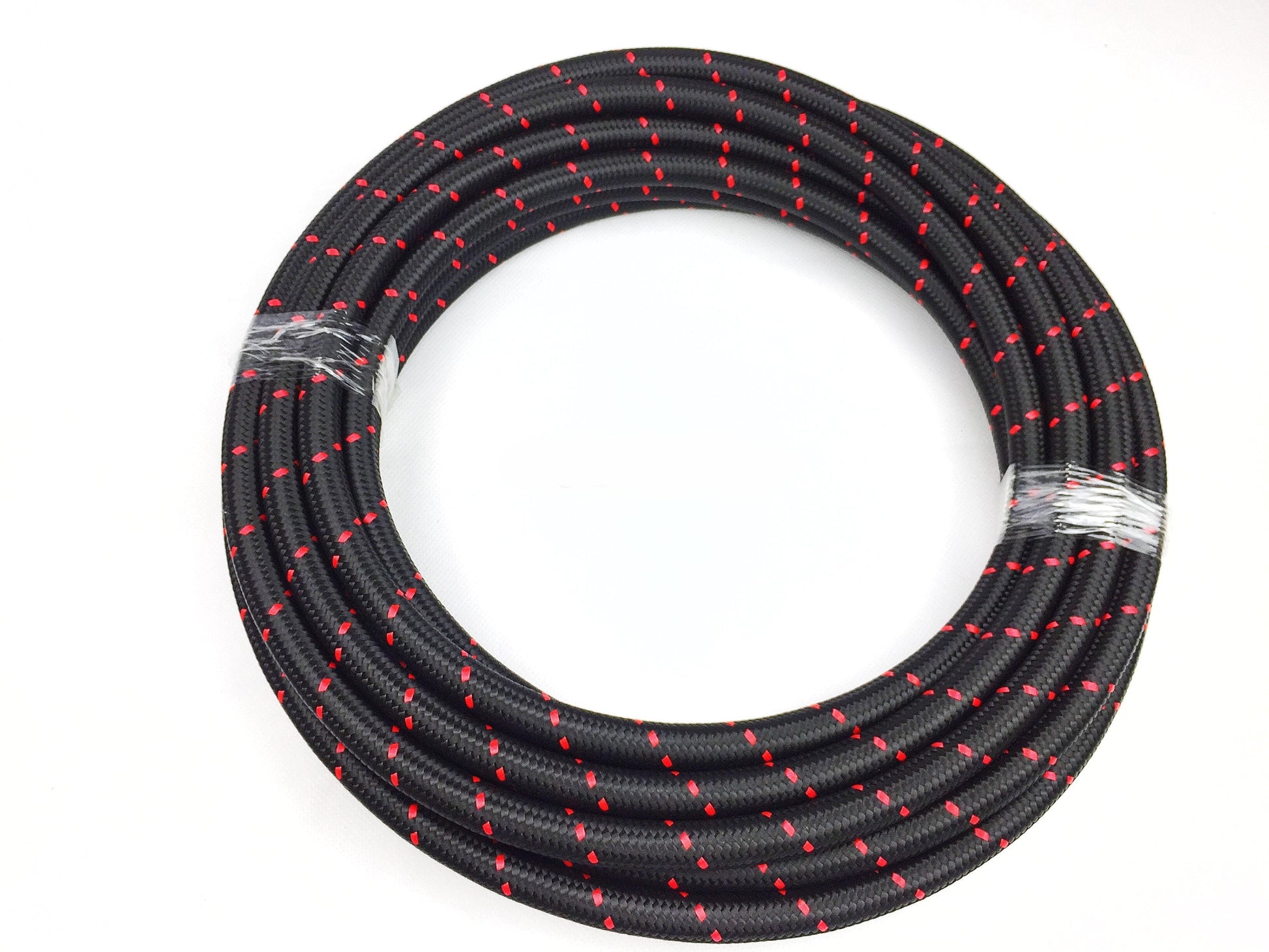 ARD AR0723R-6-M HOSE STAINLESS STEEL AN6 ( BRAIDED NYLON) RED LINE