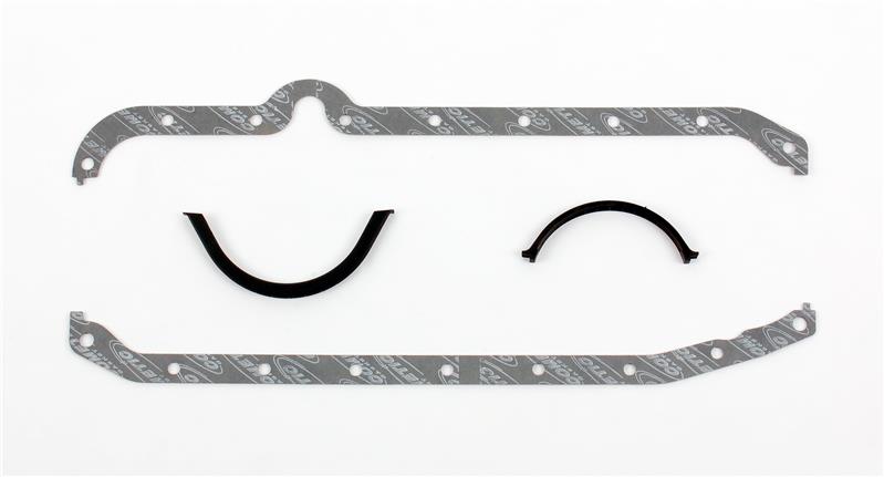 Cometic Gasket Cometic Chevy Gen1 Small Block V8 .094in Fiber Oil Pan Gskt Kit-Right Side Dipstick-Thick Front Seal